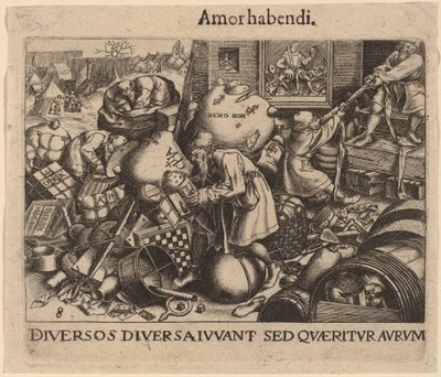 Hver mand af Jan Theodor de Bry after Pieter Bruegel the Elder