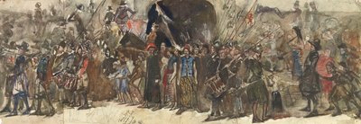 The Emperor of Java (akvarel over blyant på papir) af Jan Toorop