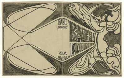 Banddesign for: Louis Couperus, Babel, 1901 af Jan Toorop