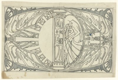 Banddesign for: Louis Couperus, God and Gods, 1903 af Jan Toorop