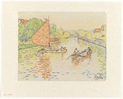 Kanal ved Veere af Jan Toorop