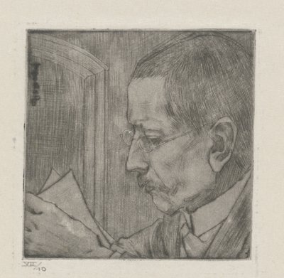 Portret van Aegidius Timmerman af Jan Toorop
