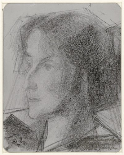Portræt af Miek Janssen af Jan Toorop