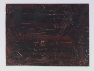 Portræt af komponisten H. van den Berg af Jan Toorop
