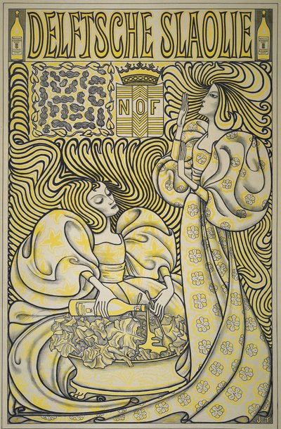 Plakat for Delft Salat Oil af Jan Toorop