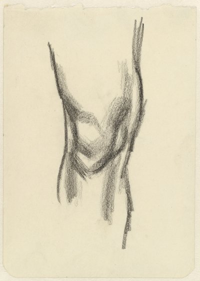 Undersøgelse af et knæ af Jan Toorop