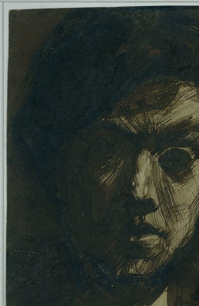Selvportræt af maleren Jan Toorop af Jan Toorop