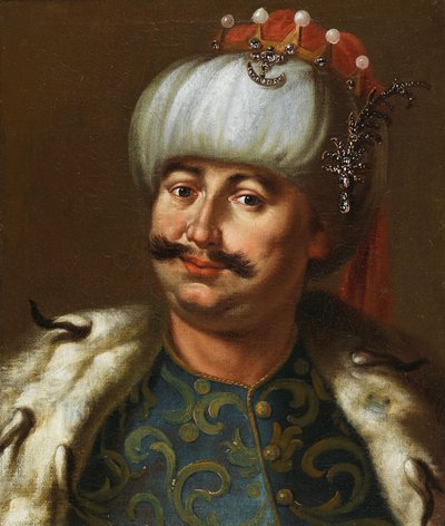 John III Sobieski, konge af Polen, klædt ud som en osmannisk sultan. af Jan Tricius