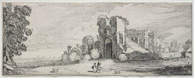 Landskaber og ruiner: Brederode Slot. af Jan Van de Velde