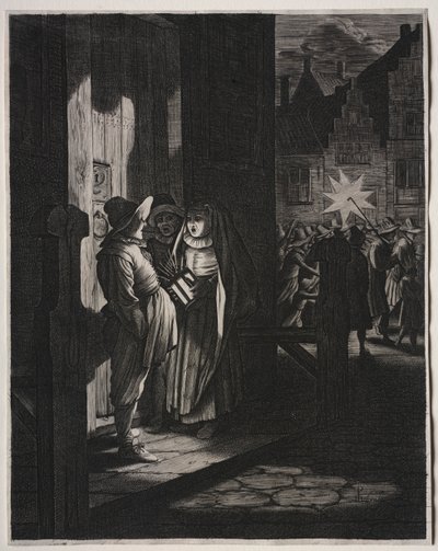 Star of Kings, A Night Piece, 1630. af Jan Van de Velde