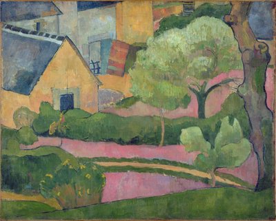 Gårdsplads ved Le Pouldu, ca. 1892 (olie på lærred) af Jan Verkade