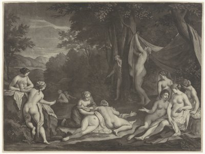 Diana i Callisto af Jan Verkolje (I)