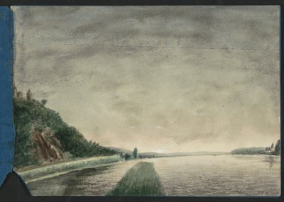 Bjerglandskab ved en sø af Jan Veth