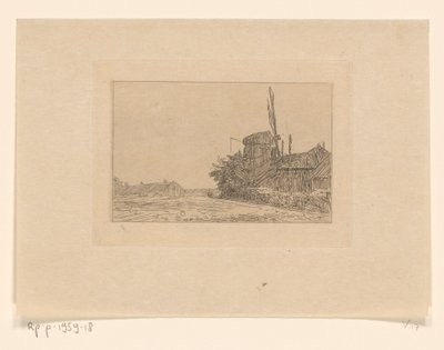 Vindmølle i Laren af Jan Veth