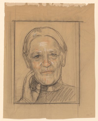 Portræt af Barendina Hermina Muhring af Jan Veth