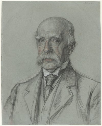 Portret van F.J. Spakler af Jan Veth