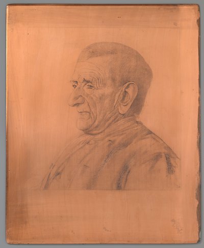 Portræt af Jan Schaap af Jan Veth
