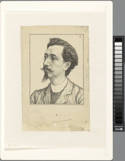Portræt af Nicolaas de Roever af Jan Veth