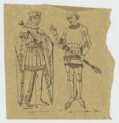 To middelalderlige soldater før 1370 af Jan Veth
