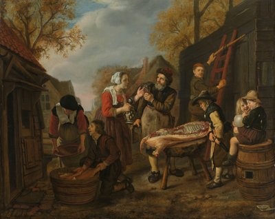 At slagte en gris af Jan Victors