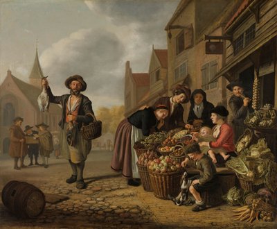 Grønthandlerens butik De Buyskool af Jan Victors