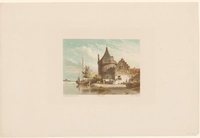 Udsigt over Waltoren i Culemborg af Jan Weissenbruch