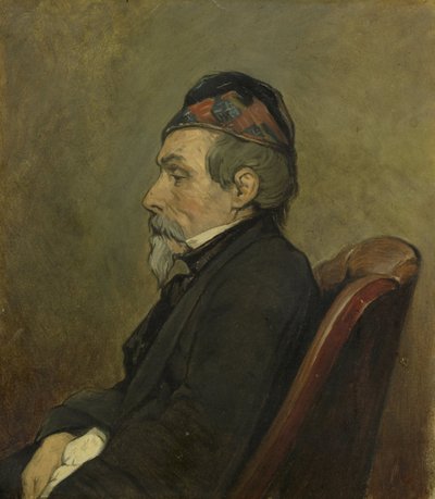 Portræt af Johan-Hendrick-Louis Meyer af Jan Weissenbruch
