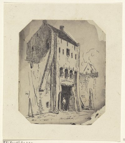 Steigerpoort i Leerdam af Jan Weissenbruch