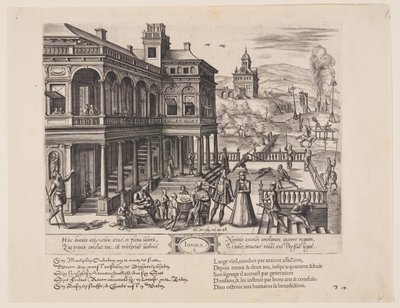 Ionica, fra Theatrum Vitae Humanae (Menneskets aldre) af Jan Wierix