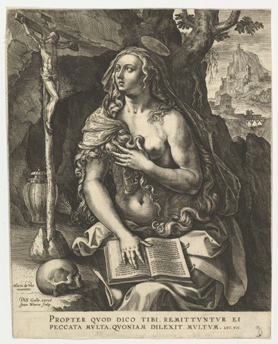 Mary Magdalen.n.d. af Jan Wierix