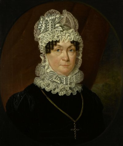 Portræt af Ann Brander (død 1837), hustru til Job Seaburne May af Jan Willem May