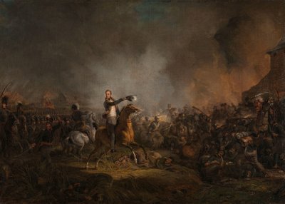 Prinsen af Orange i Quatre Bras, 16. juni 1815 af Jan Willem Pieneman