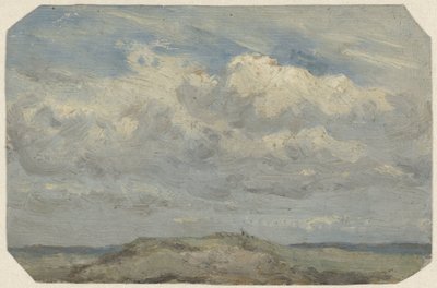 Klittop med havet i baggrunden af Jan Willem van Borselen