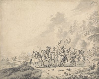 En kavalerikamp af Jan Wyck