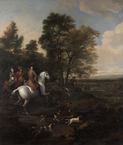 Harejagt, c.1690 af Jan Wyck