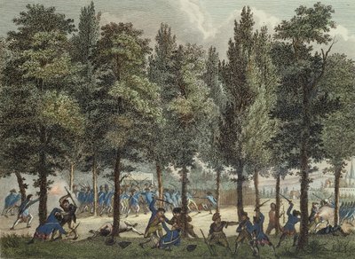 Marseillais på Champs-Elysees, 30. juni 1792, indgraveret af Reinier Vinkeles (1741-1816) og Daniel Friday (1765-1822) af Jan after Bulthuis