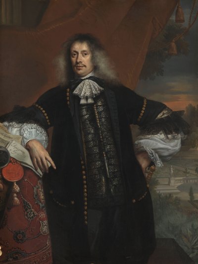 Hieronymus af Beverningk Hieronymus van Beverningk (1614-1690). Herre af Teylingen. Statens lønmester af Jan de Baen