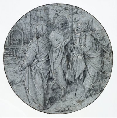 Kristus i Emmaus af Jan de Beer