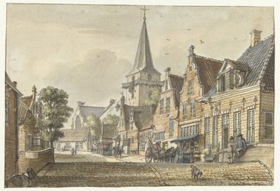Udsigt i landsbyen Harmelen af Jan de Beijer