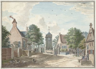 Udsigt over Klokhuis i Overveen af Jan de Beijer