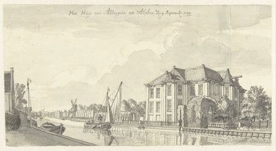 Huset Allongius i Alphen aan de Rijn af Jan de Beijer