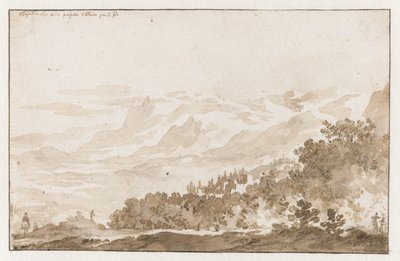 Tusculum (Frascati) er fra Zuidwesten af Jan de Bisschop