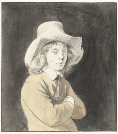 Studie af en mand af Jan de Bray