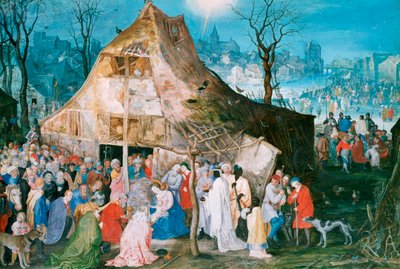 Kongernes tilbedelse, 1598 af Jan the Elder Brueghel