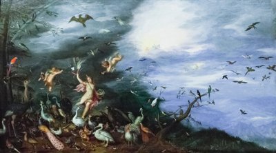 Allegori om luft af Jan the Elder Brueghel
