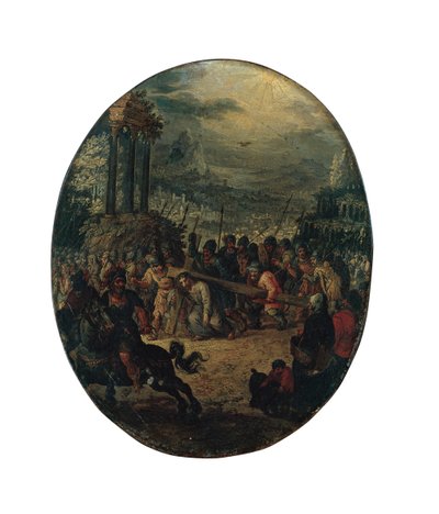 Kristus på vej til Golgata af Jan the Elder Brueghel