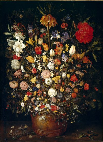 Stor buket blomster Maleri af Jan Brueghel den ældre kalder Bruegel of Velvet (Bruegel eller Brueghel af Jan the Elder Brueghel