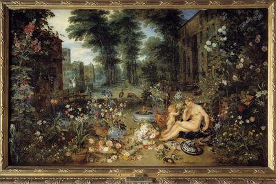 Lugt. Allegori om de fem sanser Maleri af Jan I Brueghel Dit De Velours (1568-1625) af Jan the Elder Brueghel