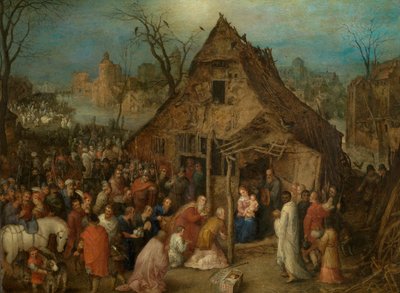 Tilbedelsen af de hellige tre konger af Jan the Elder Brueghel