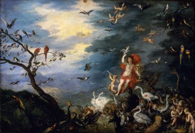 The Allegory of Air, fra en serie om "Allegory of the Elements", 1621 af Jan the Elder Brueghel